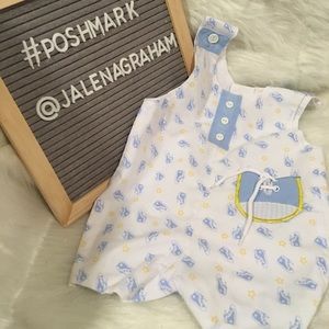 Vintage romper Jon Jon’s 12m lace up